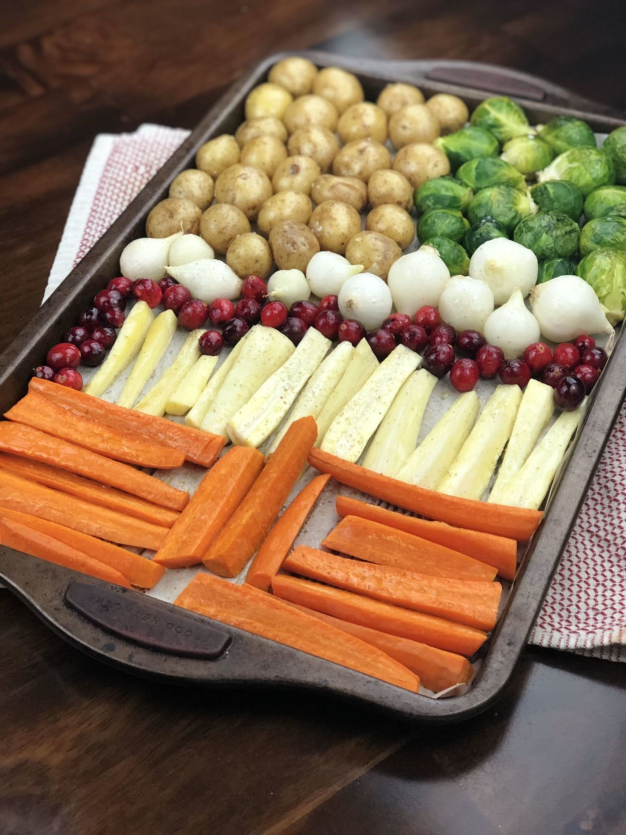 Ready for the oven